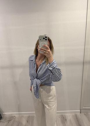 Лляна сорочка від zara