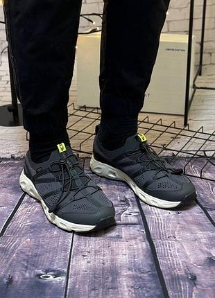Кросівки salomon breezer vent tt, сірі (стрейч-сітка)
