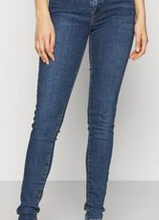 Джинсы женские lewis mile high super skinny ml голубые скинни высокая посадка стрейчевые зауженные