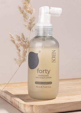 Лосьон-спрей против выпадения и истончения волос screen purest forty energizing veg scalp lotion