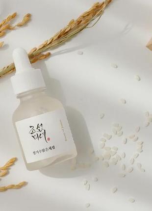 Уцінка! термін!  beauty of joseon glow deep serum rice + arbutin розяснююча сироватка для вирівнювання тону шкіри