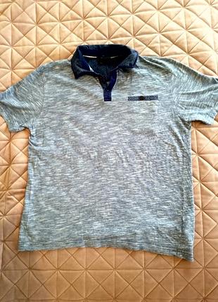 Брендова футболка поло peacocks  regular fit  l