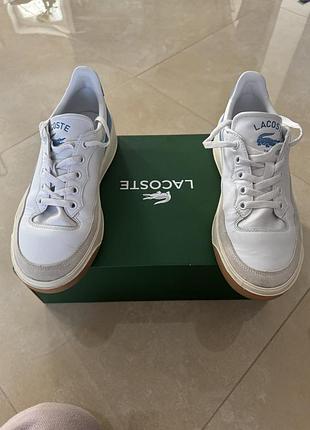 Шкіряні кеди lacoste