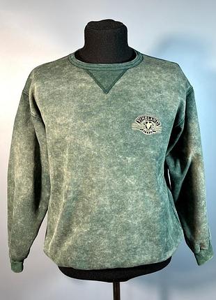 Винтажный свитшот english bay sportswear 90s acid wash (xl)