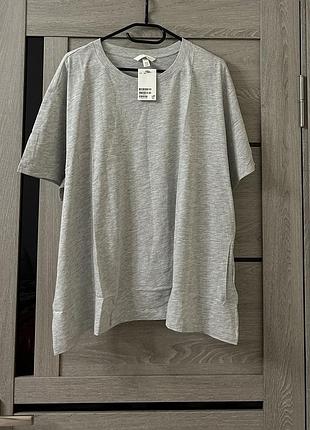 Котонова футболка h&m великого розміру батал 3хл