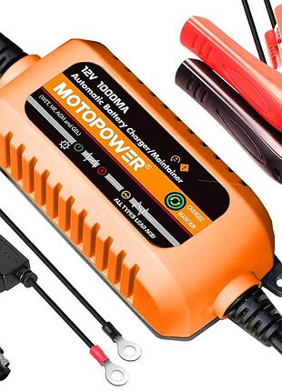 Автоматичний зарядний пристрій motopower 12v 1000ma - обслуговування акумулятора