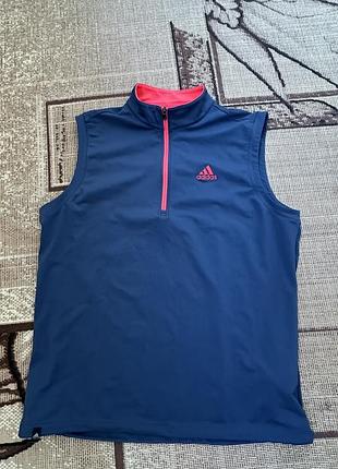 Adidas жилет синій