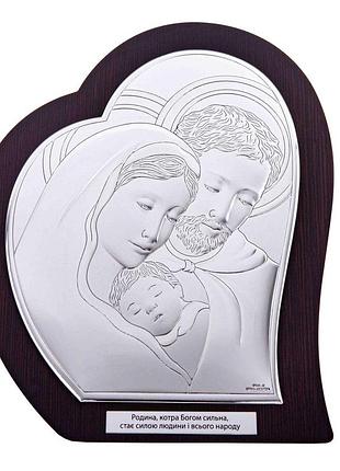 Икона серебряная свята родина 14х17см ukr 81330 2l