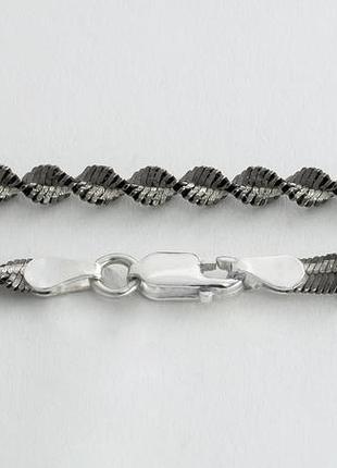 Серебряная цепь родированная - 852в 8/50
