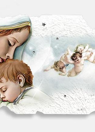 Ікона бонородиця з дитям 052743(80x44-0)