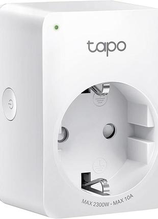 Розетка tapo p100ma белая mini matter certified wi‑fi 2.4ghz дистанционное управление таймер расписание alexa