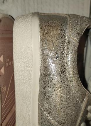 Кеды zara серебристые 7