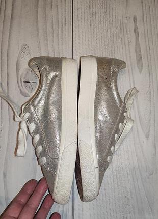 Кеды zara серебристые 2