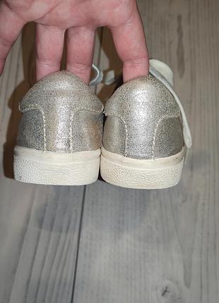 Кеды zara серебристые 3