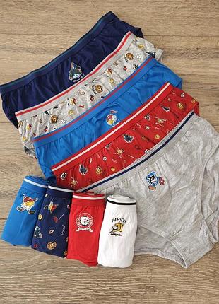 5-6 лет, 116 см, новые трусы слипы для мальчика от primark 10 штук