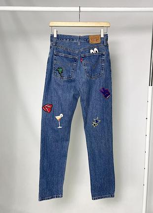 Levis 501 детские синие джинсы на мальчика 10-13 лет штаны деним прямые levis 505 511 wrangler 550 514 g star edwin evisu