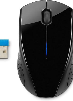 Бездротова миша hp 220 для лівої та правої рук, чорна, 9,48 x 5,7 x 3,91 см