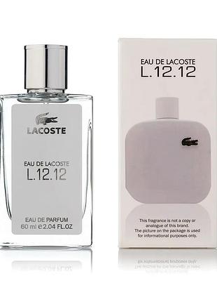 Туалетна вода чоловіча lacoste eau de lacoste l 12.12 тестер 60 мл