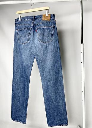 Levi's 501 (размер 33) синие джинсы брюки брюки деним прямые levis 505 511 wrangler 550 514 g star 517 502 edwin 504 506 мужские evisu 527