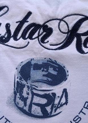 G-star raw t-shirt / limited edition / футболка с вышитым принтом