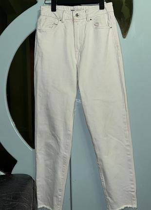 Білі джинси zara