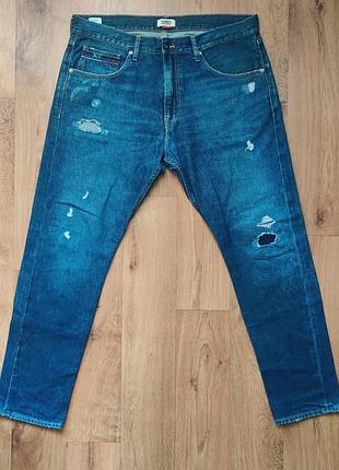 36/32 tommy hilfiger jeans / джинсы мужские синего цвета