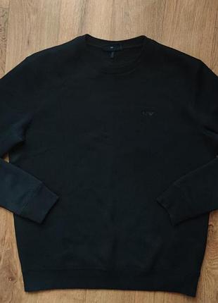 Armani jeans / black sweatshirt / свитшот черного цвета
