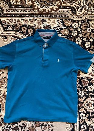 Чоловіча сорочка поло polo ralph lauren (custom fit). розміру l