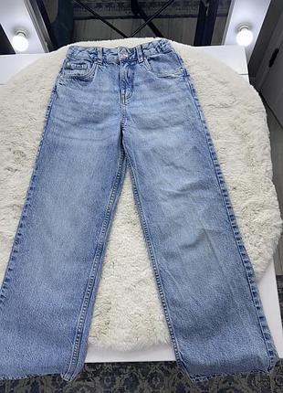 Джинси широкі wide leg для дівчинки 10 років 140