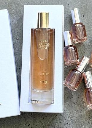 Zara парфумована вода golden decade, 10 мл (розпив, розлив)