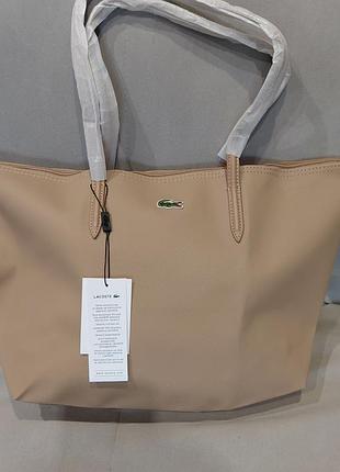 Сумка шоппер lacoste/тоут/шоппер лакоста