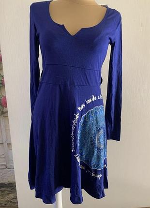 Дизайнерское платье desigual, m-l