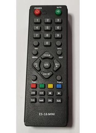 Пульт для тюнера цифрового эфирного телевидения dvb-t2 eurosky es-16 mini