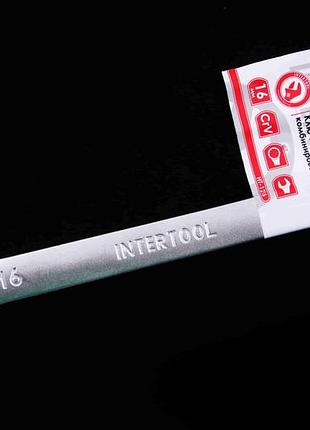 Ключ рожково-накидной 16мм "intertool"