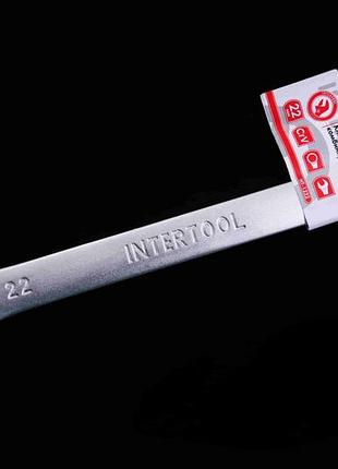Ключ ріжково-накидний 22 мм "intertool"