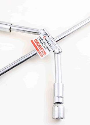 Ключ колесный крестообр. складной 17, 19, 21, 23 "intertool"