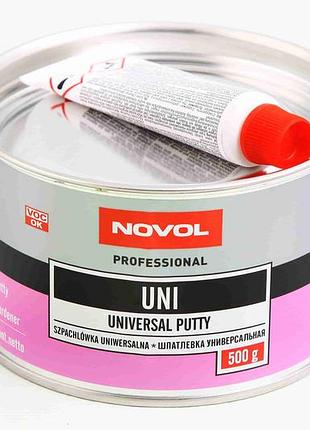 Шпатківниця універсальна "novol" uni 0.50 кг + затверджувач 0.015 кг