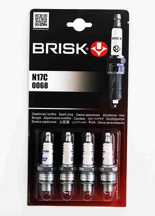 Свечи "brisk" super газ-3302-402 дв. блистер