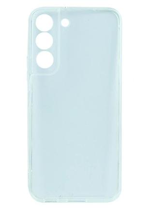 Прозрачный чехол tpu для samsung galaxy s22+ 5g защита камеры легкий тонкий transparent.