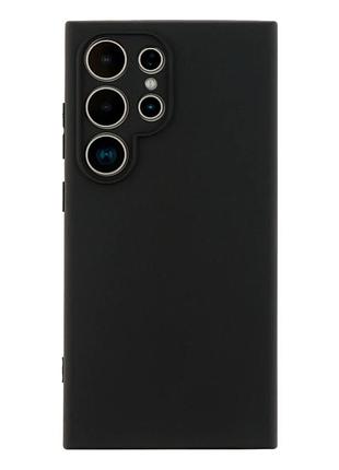 Чехол tpu matte 1.3mm для samsung galaxy s25 ultra 5g защитный черный с максимальной защитой