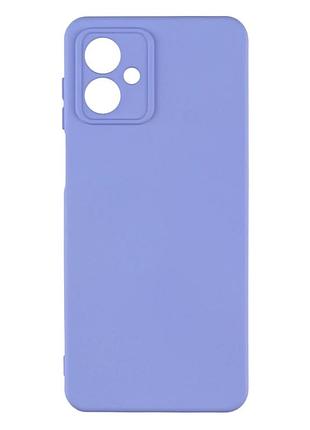 Чохол силіконовий full camera для motorola moto g14 з мікрофіброю всередині захисний 05.lilac