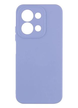 Чехол силиконовый full camera для xiaomi redmi 15c poco c85 с микрофиброй внутри защитный лиловый