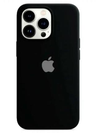 Силіконовий чохол full case для iphone 15 plus чорний захист від ударів і подряпин для активних користувачів