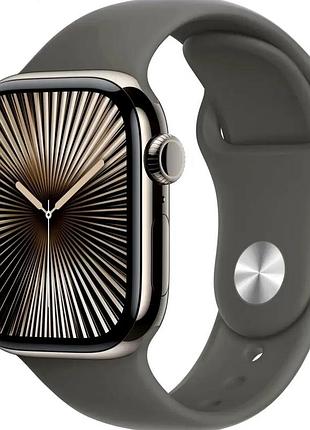 Ремешок sport band 38 40 41 мм резиновый для спорта и активного отдыха apple watch цвет stone