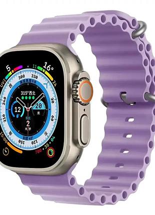 Ремешок для apple watch 38 40 41 мм силиконовый для фитнеса и повседневного использования lilac