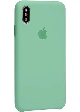 Чохол силіконовий для iphone xs max захист від ударів і подряпин колір spearmint