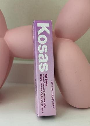 Гель для брів з відтінком kosas air brow tinted volumizing treatment gel