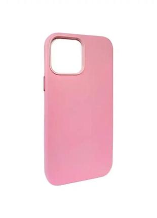 Чохол leather case для iphone 13 sandy pink протиударний з magsafe захист від ударів і подряпин