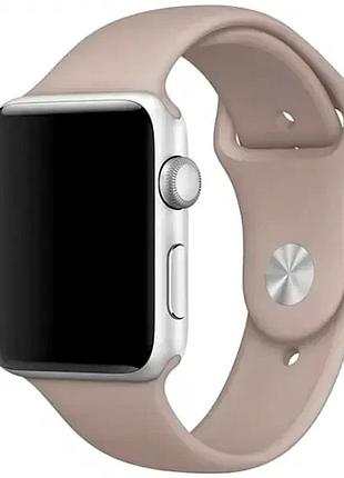 Ремінець для apple watch sport band силіконовий для фітнесу 42 44 45 49 мм peeble