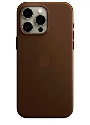 Чехол leather case для iphone 15 plus противоударный с поддержкой magsafe цвет taupe для защиты устройства